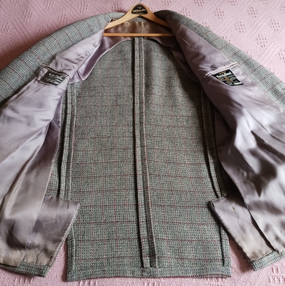 Vintage Harris Tweed 100% Scottish Wool Jacket - Picture 8 of 10